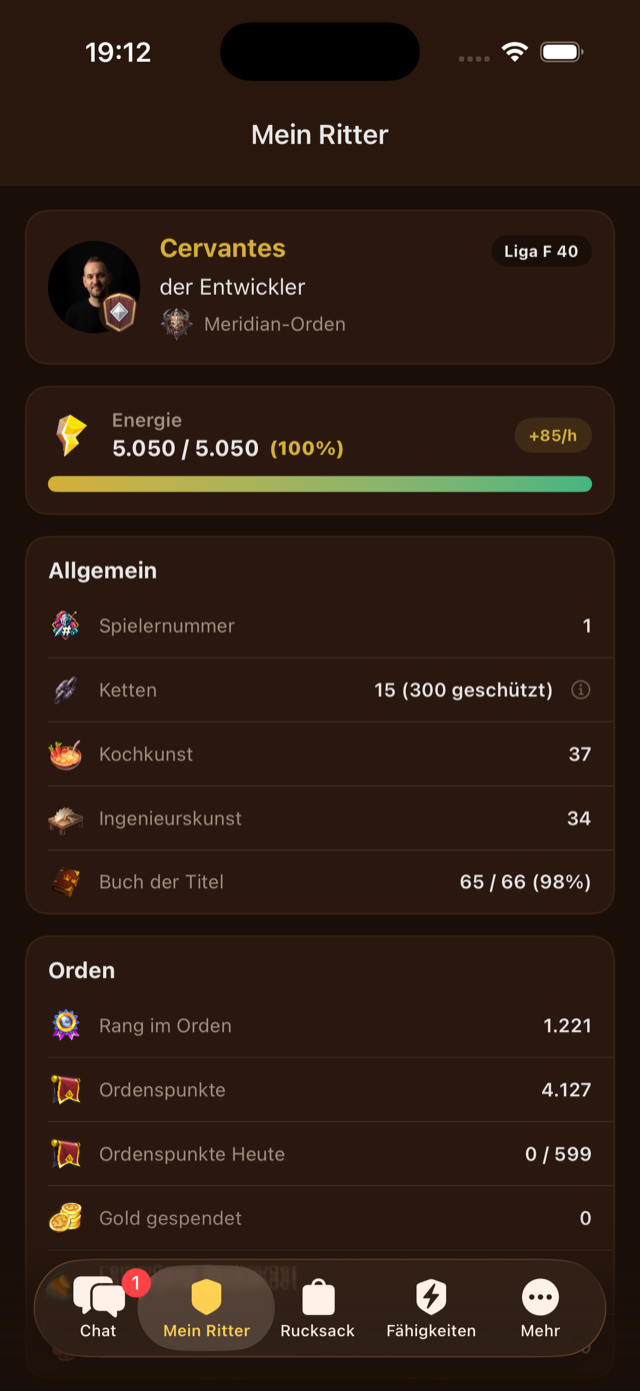 RitterManager App auf dem Smartphone